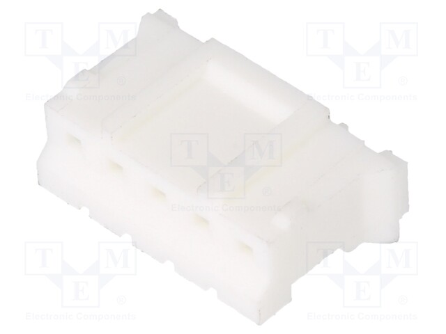 Plug; wire-board; female; 140; 2mm; PIN: 5; w/o contacts; for cable