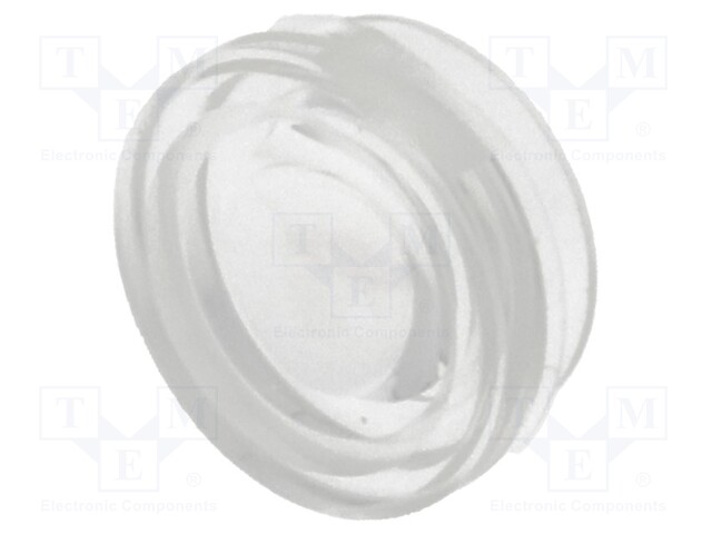 Lens for laser diode; Øout: 7.4mm; V: bi-aspherical; D: 3.05mm