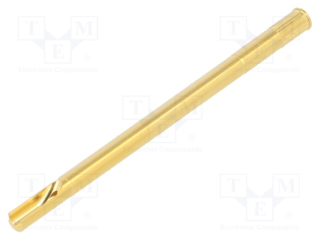 Test probe socket; Contact plating: gold-plated; soldered; 35mm