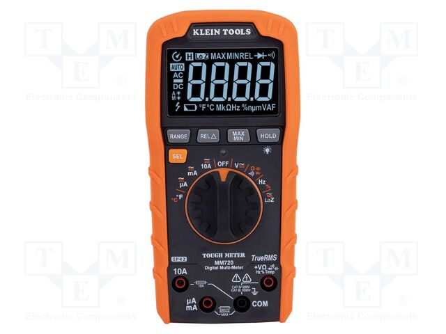 Digital multimeter; LCD; (6000); VDC: 600mV,6V,60V,600V,1kV