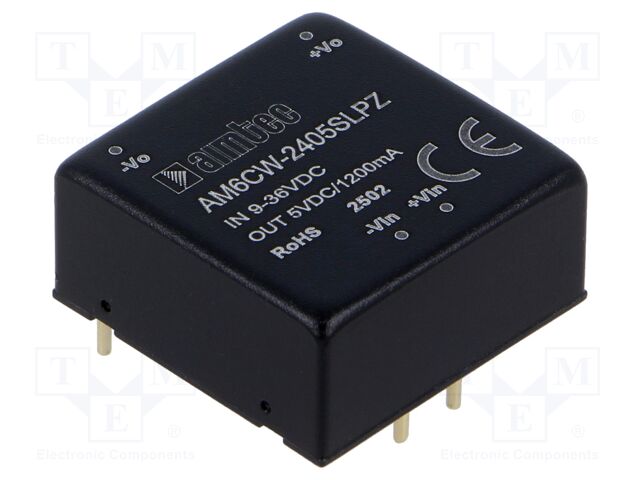 Converter: DC/DC; Protection: short circuit protection SCP