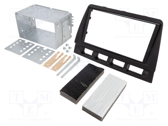 Radio frame; Kia; 2 DIN; black