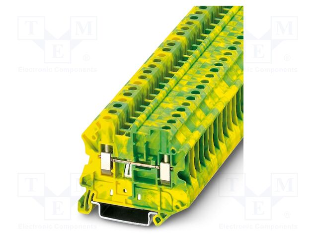 Splice terminal: rail; UT; PA; terminals: 2; W: 6.2mm; H: 57.8mm