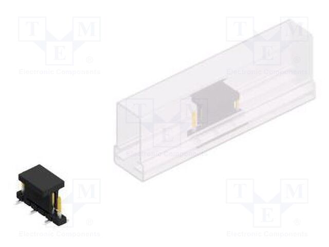 Connector: pin strips; pin header; male; PIN: 6; 2mm; SMT; 1x6; 100V