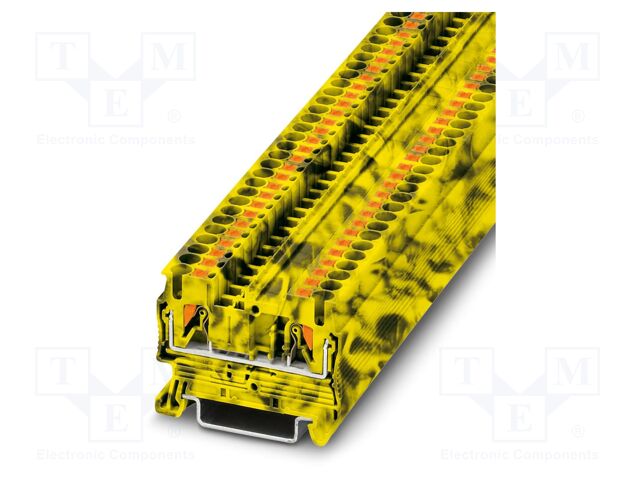 Splice terminal: rail; PT; 24A; 800V; push-in; PA; L: 35.3mm; ways: 1