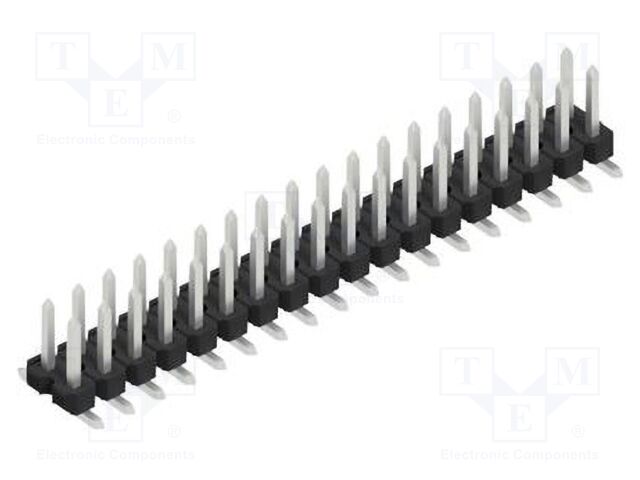 Connector: pin strips; pin header; male; PIN: 36; 2.54mm; SMT; 2x18