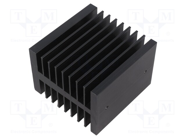Heatsink: extruded; H; black; L: 70mm; W: 50mm; H: 69mm; aluminium