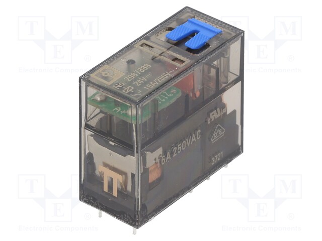 Relay: industrial; Mounting: socket