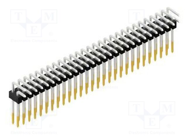 Connector: pin strips; pin header; male; PIN: 56; 2.54mm; THT; 2x28