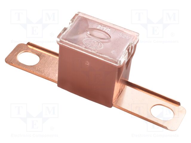 Fuse: fuse; 70A; 32VDC; automotive; 62mm; 62x15.2x22.2mm