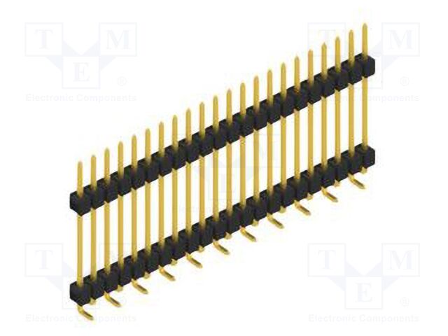 Connector: pin strips; pin header; male; PIN: 22; 2.54mm; SMT; 1x22