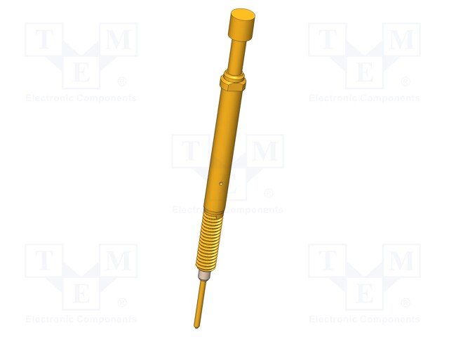 Test needle; Maksimum spring compression: 5.2mm; 3A; Ø: 3mm; 0.7N
