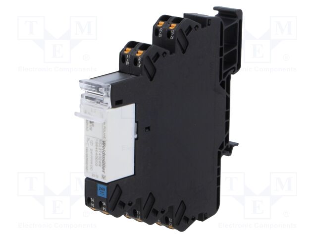 Relay: interface; SPDT; Ucntrl: 24VDC; 16A; DIN; Variant: Relay set