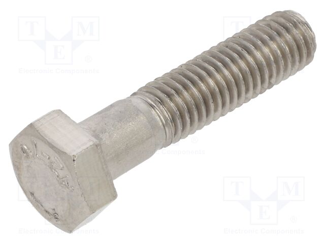 Screw; M8x35; 1.25; Head: hexagonal; A2 stainless steel; DIN 931