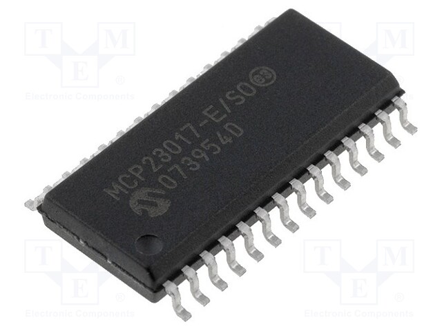 IC: expander; 16bit I/O port; I2C; SO28; 1.8÷5.5VDC