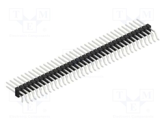 Connector: pin strips; pin header; male; PIN: 72; 2.54mm; SMT,THT