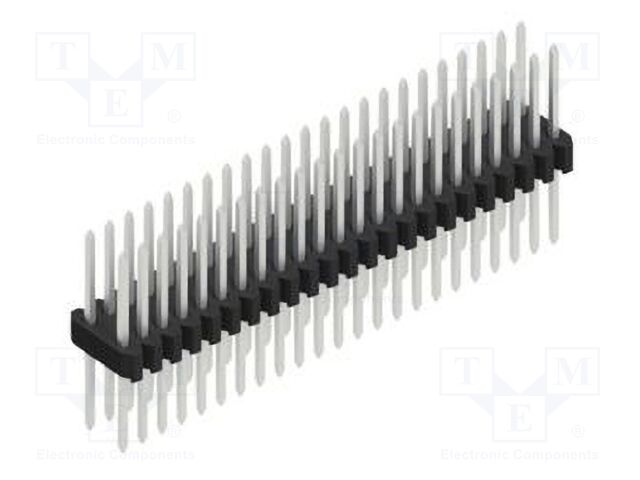 Connector: pin strips; pin header; male; PIN: 46; 1.27mm; THT; 2x23