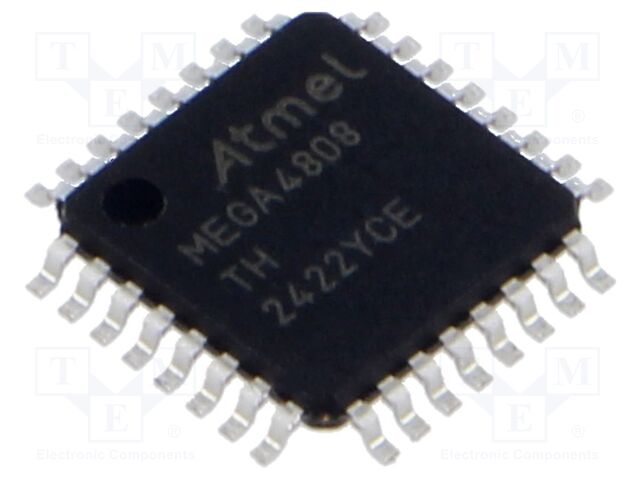 IC: AVR microcontroller; TQFP32; 256BEEPROM,6kBSRAM,48kBFLASH