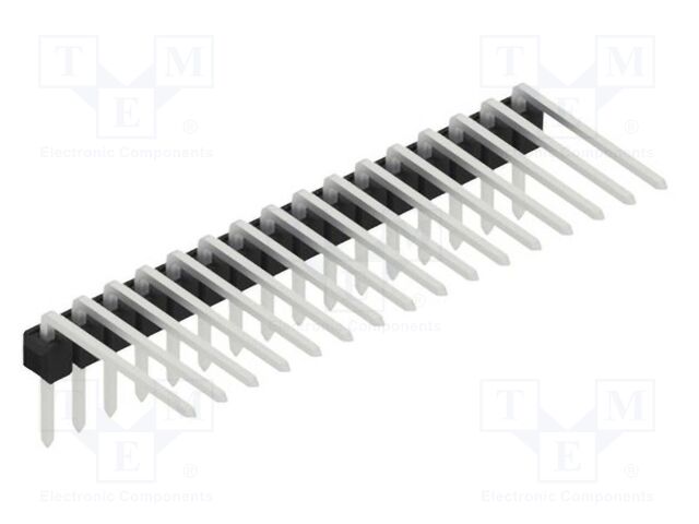Connector: pin strips; pin header; male; PIN: 16; 2.54mm; THT; 1x16