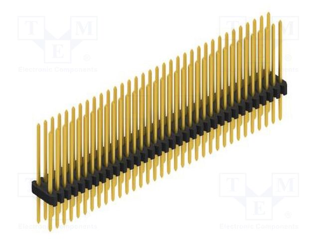 Connector: pin strips; pin header; male; PIN: 68; 1.27mm; THT; 2x34