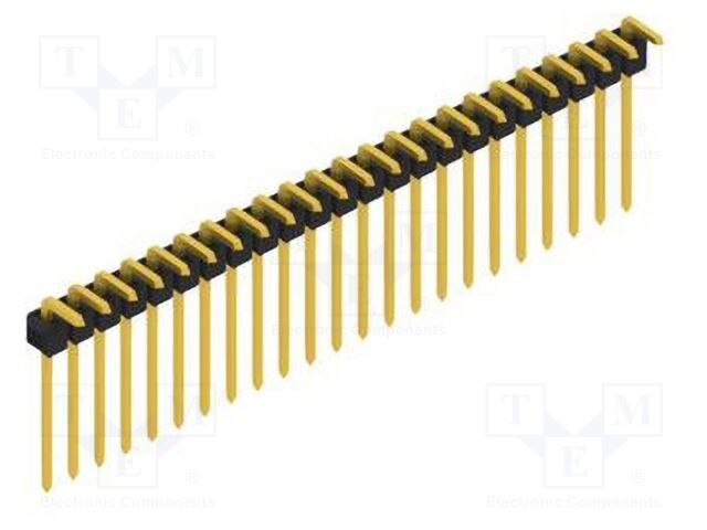 Connector: pin strips; pin header; male; PIN: 23; 2.54mm; THT; 1x23