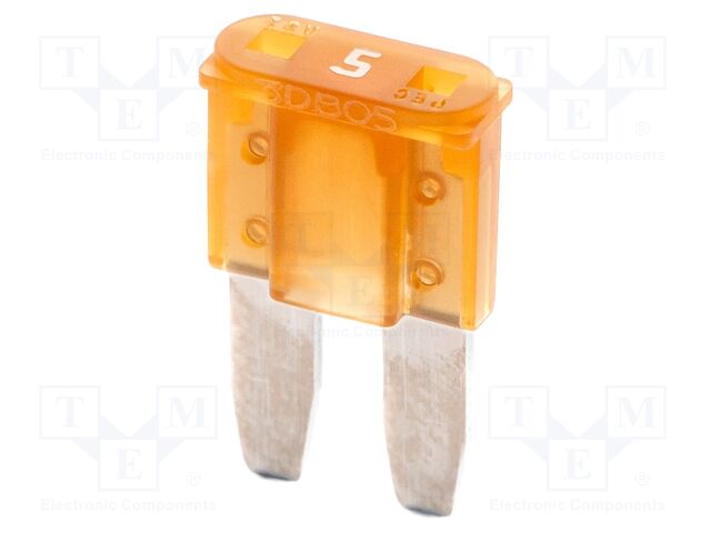 Fuse: fuse; 5A; 32VDC; automotive; 9.1mm; 9.1x3.8x15.3mm