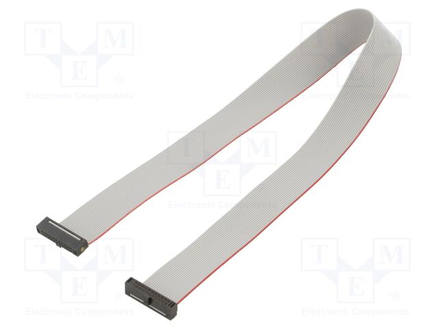 Ribbon cable with IDC connectors; Tape ph: 0.64mm; 304.8mm