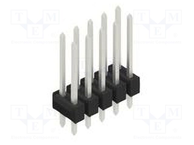Connector: pin strips; pin header; male; PIN: 10; 2.54mm; THT; 2x5