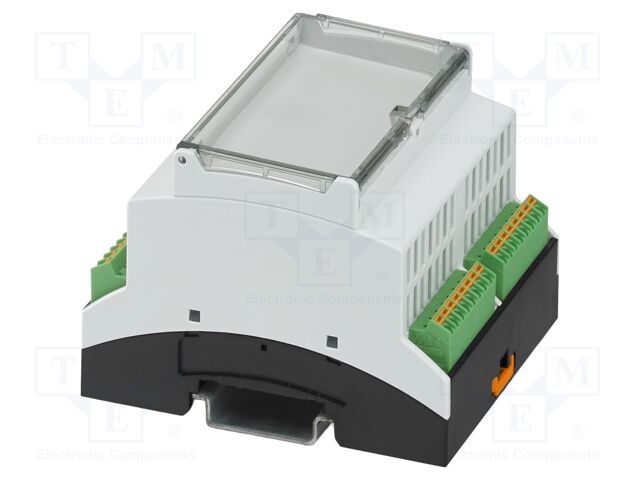 Enclosure: for DIN rail mounting; Y: 89.7mm; X: 71.6mm; Z: 60.7mm