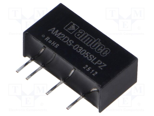 Converter: DC/DC; 2W; Uin: 2.97÷3.63V; Uout: 5VDC; Iout: 400mA; SIP7