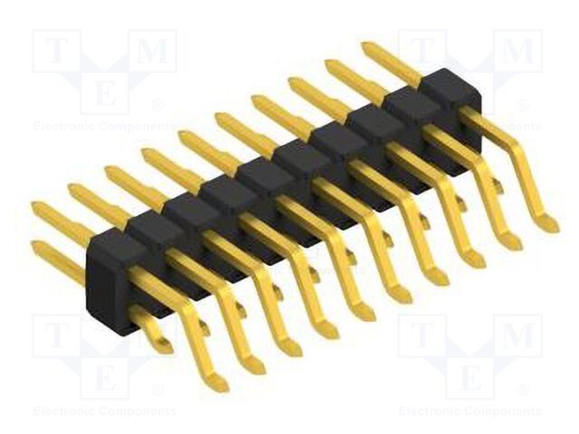 Connector: pin strips; pin header; male; PIN: 20; 2.54mm; SMT; 2x10