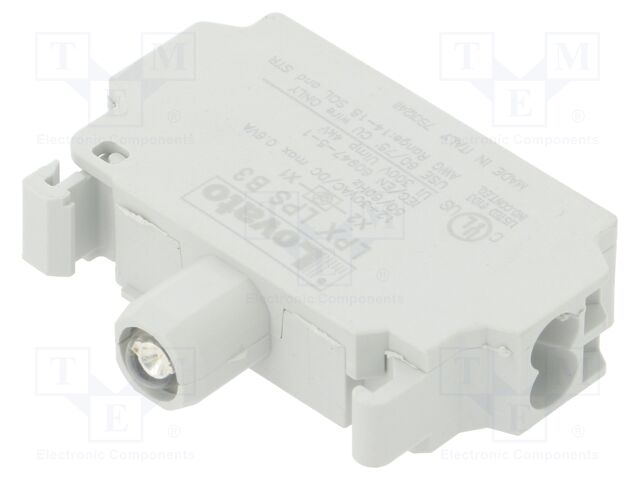 Illuminating unit; 22mm; Platinum; -25÷70°C; Illumin: LED; front