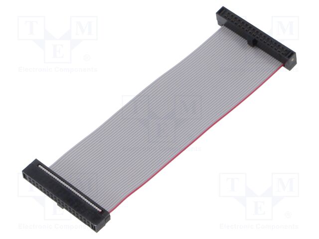 Ribbon cable with IDC connectors; Tape ph: 0.64mm; 76.2mm