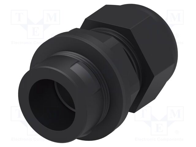 Cable gland; M32; IP68; Mat: polyamide; black; Entrelec