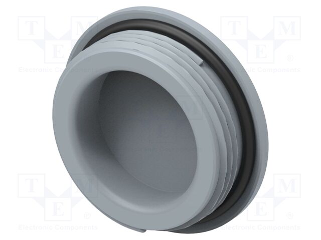 Stopper; polyamide; grey; IP68; Entrelec; Gland: M32; 8mm; Pitch: 1.5