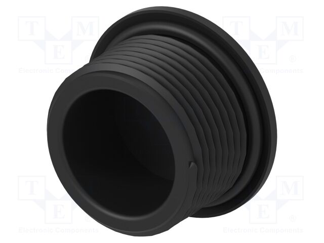 Stopper; polyamide; black; IP68; Entrelec; Gland: M25; 15mm