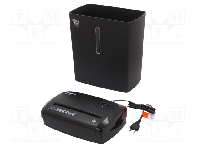 Shredder; Cut: strip cut; Protection: P-2; 15l; 381x320x188mm