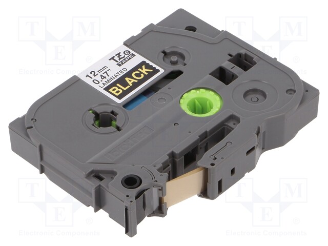 Tape; Width: 12mm; Colour: black; Character colour: golden; L: 8m