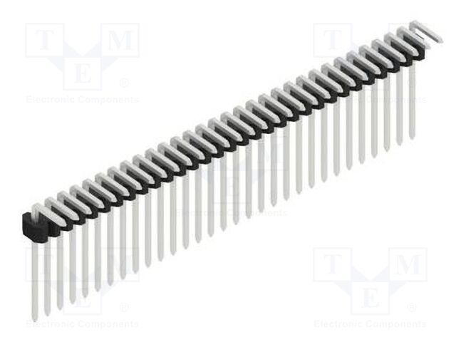 Connector: pin strips; pin header; male; PIN: 31; 1.27mm; THT; 1x31