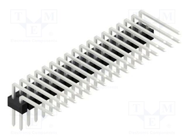 Connector: pin strips; pin header; male; PIN: 36; 2.54mm; THT; 2x18