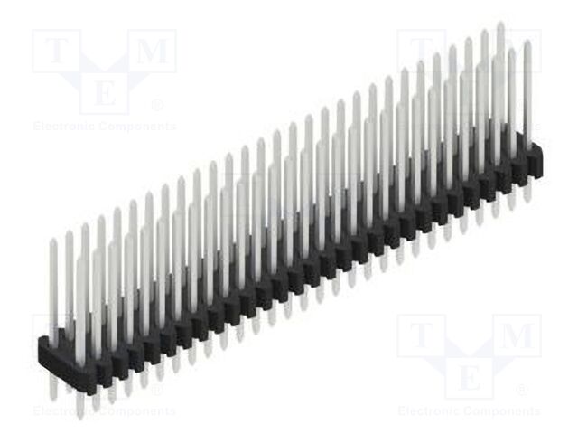 Connector: pin strips; pin header; male; PIN: 58; 1.27mm; THT; 2x29