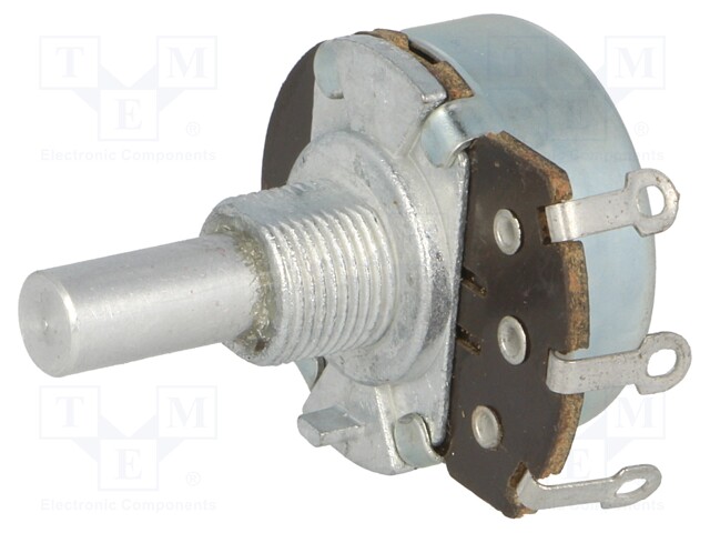 Potentiometer: shaft; single turn; 470Ω; 500mW; ±20%; soldered; 6mm