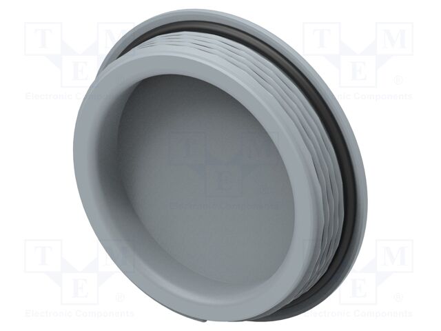Stopper; polyamide; grey; IP68; Entrelec; Gland: M50; 10mm