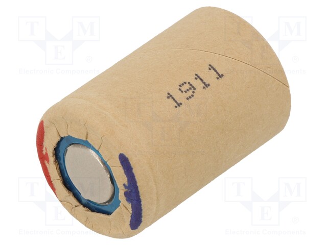 Re-battery: Ni-MH; 4/5SC; 1.2V; 2000mAh; Ø23x34mm