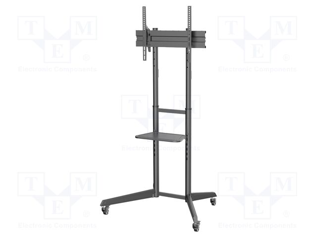 Stand; 50kg; 37÷70"; black; Dim: 871x1665x678mm; monitor x1