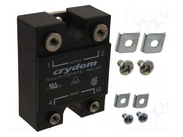 Relay: solid state; Ucntrl: 4÷32VDC; 25A; 48÷530VAC; -40÷80°C; IP00