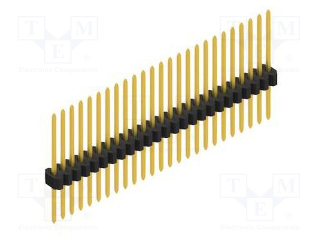 Connector: pin strips; pin header; male; PIN: 25; 1.27mm; THT; 1x25