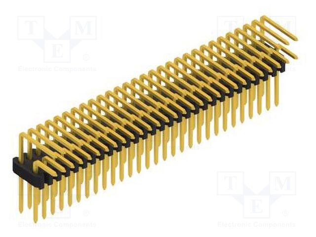 Connector: pin strips; pin header; male; PIN: 58; 1.27mm; THT; 2x29