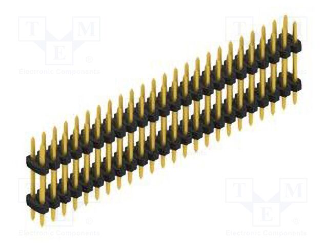 Connector: pin strips; pin header; male; PIN: 48; 2mm; THT; 2x24