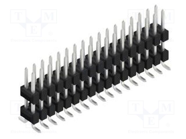 Connector: pin strips; pin header; male; PIN: 34; 2.54mm; SMT; 2x17